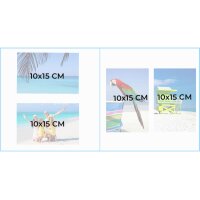 EXACOMPTA Fotoalbum Summertime 25x25cm 16346E Orange 30 Seiten