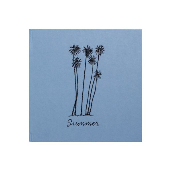 EXACOMPTA Fotoalbum Summertime 25x25cm 16345E Eisblau 30 Seiten