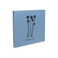 EXACOMPTA Fotoalbum Summertime 25x25cm 16345E Eisblau 30 Seiten