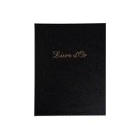 EXACOMPTA Gästebuch Balacron 22x27cm 4981E Schwarz...