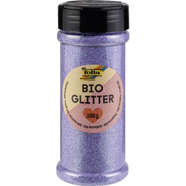 folia Paillettes Bio Glitter, 100 g, lilas iris&eacute;