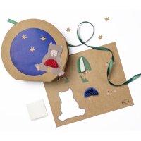 folia DIY Laternen-Bastelset woodland, kraft