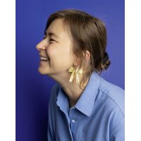 folia DIY Ohrringhaken, 20 x 18 mm, gold