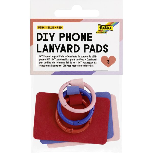 folia Handykette-Klebepads DIY Phone Lanyard Pads, sortiert