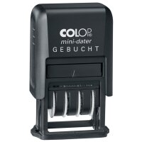 COLOP Datumstempel Mini-Dater S 160/L3 GEBUCHT, schwarz