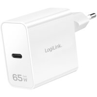 LogiLink USB-Steckdosenadapter, 1x USB-C (PD+QC3.0), 65 Watt