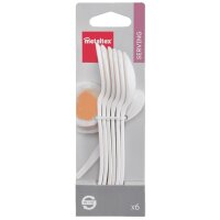 metaltex Eierlöffel, Kunststoff, transparent, 6er Set