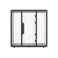 CONTINI Cabine acoustique 2.3x2.2x1.6m 112582 blanc, avec...