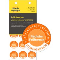AVERY Zweckform Prüfplaketten Nächster...