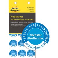 AVERY Zweckform Prüfplaketten Nächster...