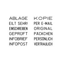 COLOP Wortbandstempel Mini-Folio S 120 W, schwarz, DE