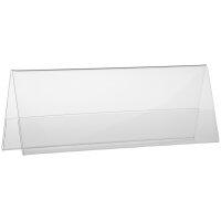 EUROPEL Tisch-Namensschild, 300 x 105 mm, Dach-Form, 5er-Set