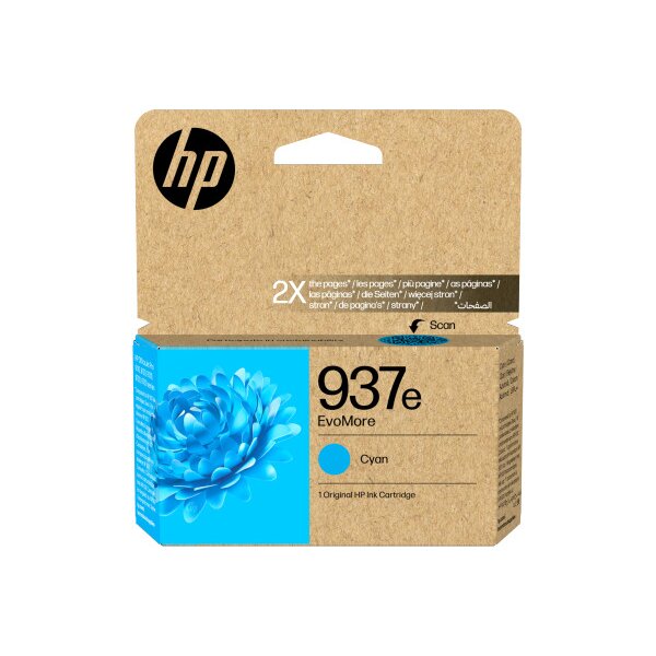 HP Tintenpatrone 937e cyan 4S6W6NE#LS1 OfficeJet 9110b/9120 1650 S.