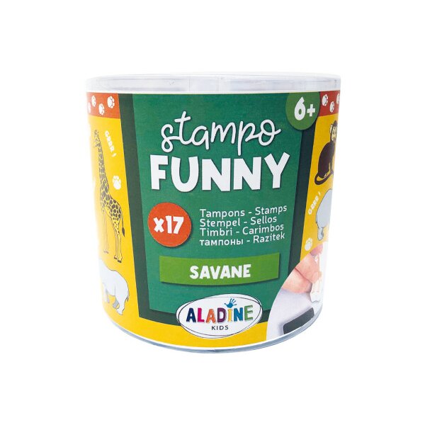 ALADINE Set de tampons 85175 Savane 17 pi&egrave;ces