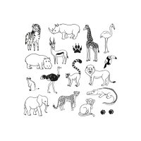 ALADINE Set de tampons 85175 Savane 17 pièces