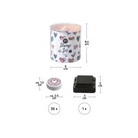 I AM CREATIVE Set de tampons 4093.05 Curs 35 pièces