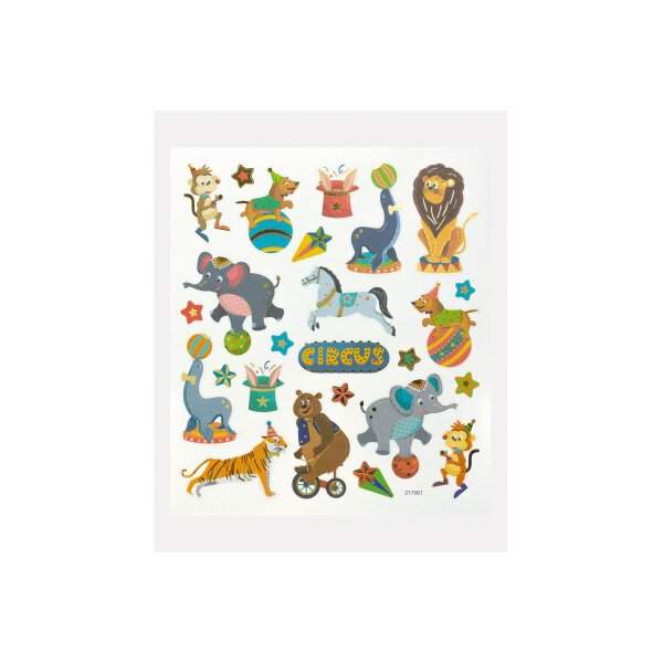 FOLIA Charming-Sticker 18201 Circus 2 Blatt/49 St&uuml;ck