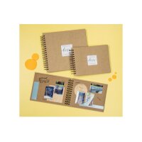 HAMA Spiralalbum Craft 28x24cm 7211 braun 40 Seiten