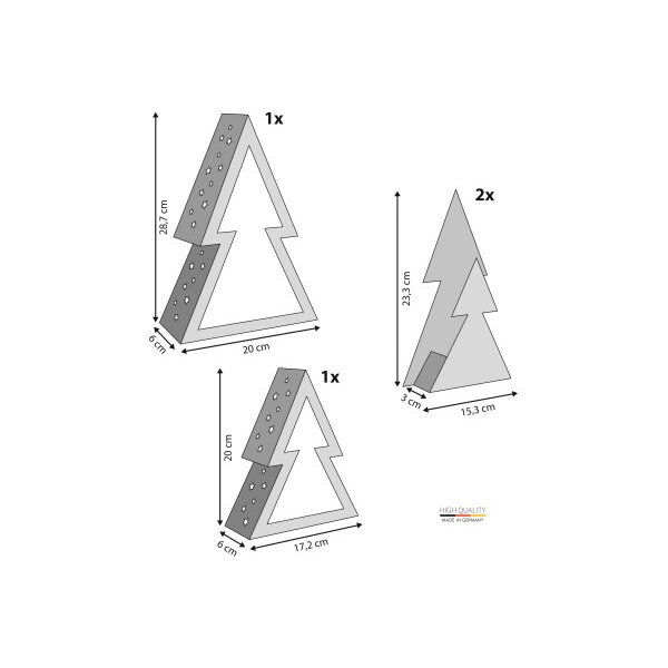 URSUS Bastelset O-Tannenbaum 21770000 gr&uuml;n
