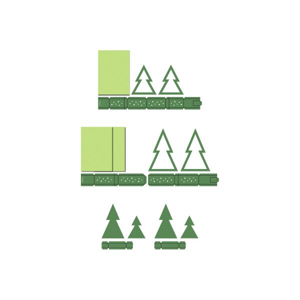 URSUS Bastelset O-Tannenbaum 21770000 gr&uuml;n