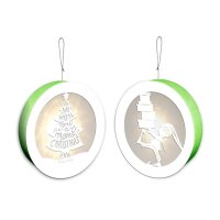 URSUS Light Boxes 11cm 21490001 Gnome & Tree 2 Stück