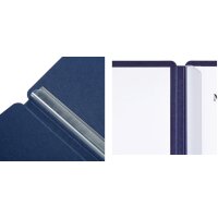 PAGNA Bewerbungsmappe "Stream", DIN A4, dunkelblau