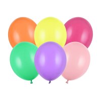 PARTYDECO Ballons Strong 27cm SB12P-000-10 pastell 2...