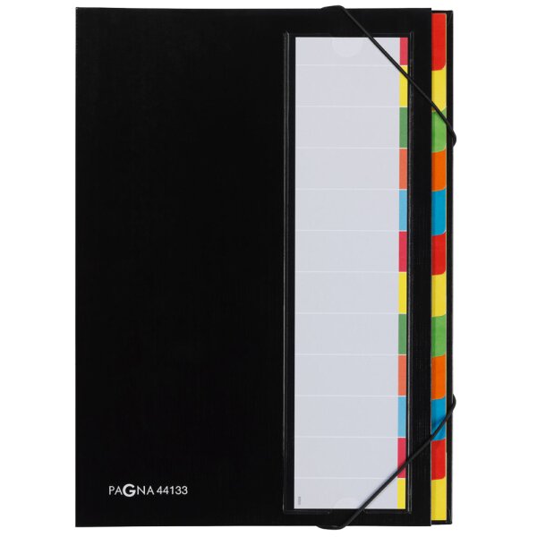 PAGNA trieur DESKORGANIZER Color, 12 poches, rouge
