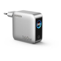 UGREEN Nexode Pro Fast Charger 160W 65637B 5-Port,GaN SmartDisplay Kit