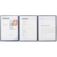 PAGNA Bewerbungsmappe SHIFT, DIN A4, dunkelblau