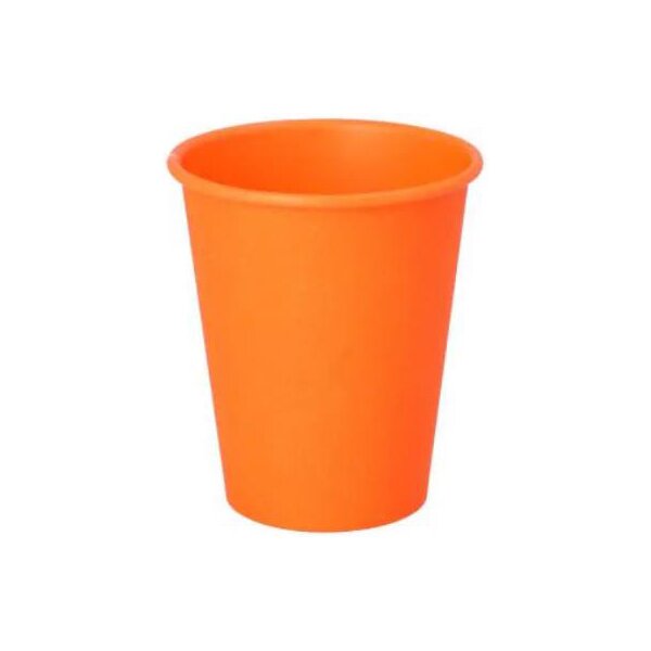 STARPAK Papp-Trinkbecher, 0,2 l, orange, 50er