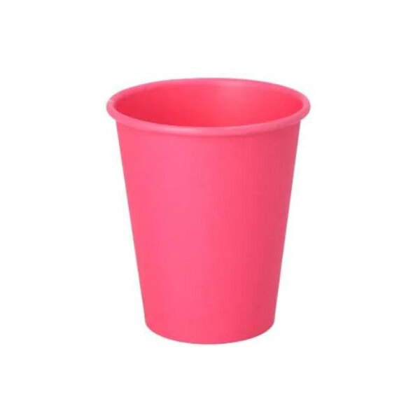 STARPAK Papp-Trinkbecher, 0,2 l, pink, 50er