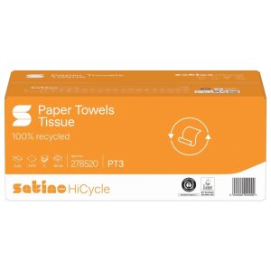 SATINO HiCycle C-Falz Falthandtücher weiss, 2-lagig,...