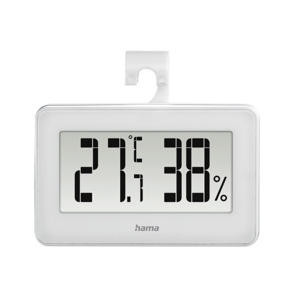 HAMA Thermo- / Hygrometer Mini 186363 weiss