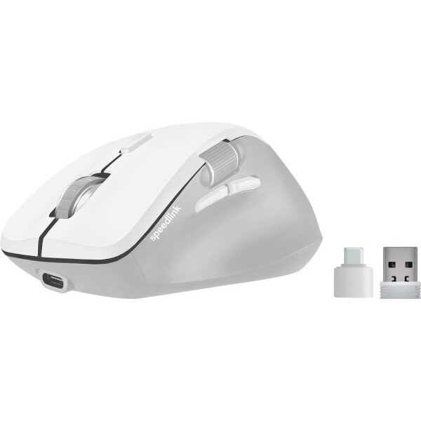 SPEEDLINK LIBERA Recharg.Mouse Wirel. SL-630021-WT BT,Silent, White