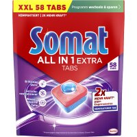 Somat Spülmaschinentabs ALL IN 1 EXTRA, 58 Tabs