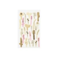 RICO DESIGN Washi Sticker In the Meadow 302627 Pastell 4 Blatt/41 Stück