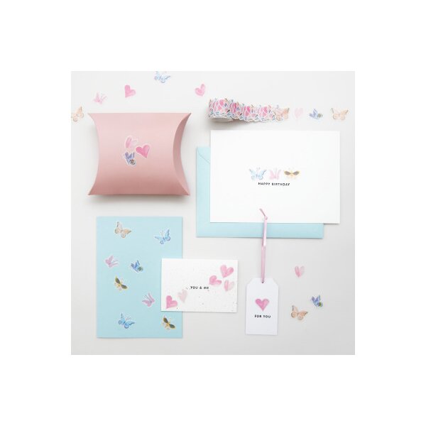 RICO DESIGN Washi Sticker 302154 Painted Love 200 St&uuml;ck