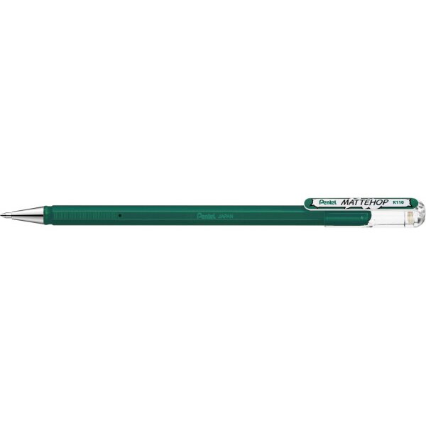 PENTEL Rollerball Mattehop 0.5mm K110-VD2X dunkelgr&uuml;n