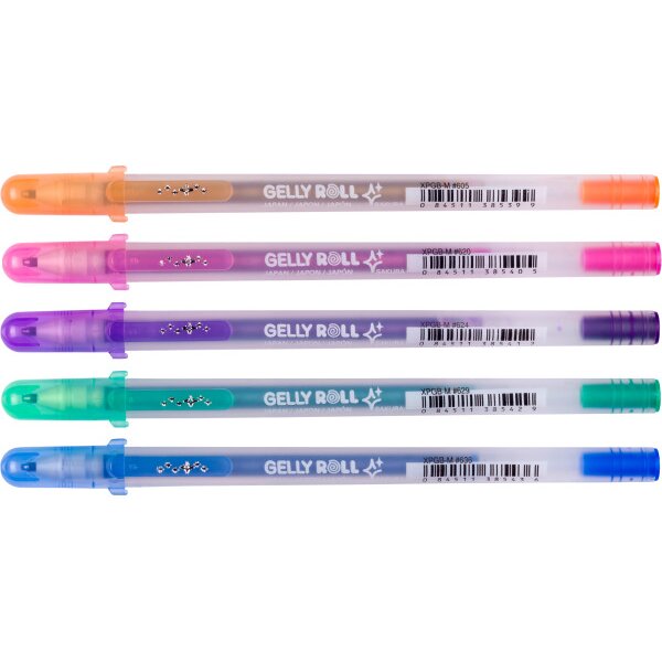 SAKURA Gelly Roll 0.7mm POXPGBSHA5B Silver Shadow 5 St&uuml;ck