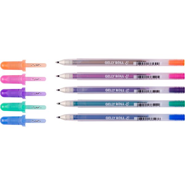 SAKURA Gelly Roll 0.7mm POXPGBSHA5B Silver Shadow 5 St&uuml;ck