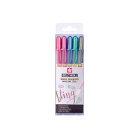 SAKURA Gelly Roll 0.7mm POXPGBSHA5A Gold Shadow 5...