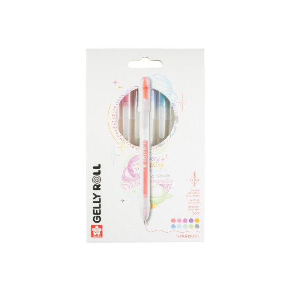 SAKURA Gelly Roll 0.8mm PXGBRASTA10 Stardust, ass. 10 St&uuml;ck
