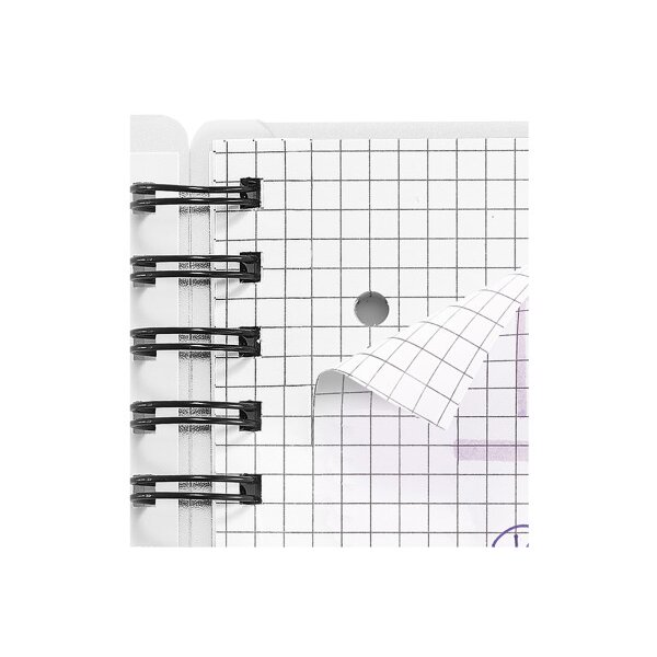 KOLMA Cahier spir.EASY KolmaFlex A4 06.550.25 lila, quad. 5mm 100 feuil.