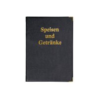 SIGEL Speisekarten-Mappe A4 SM100 schwarz