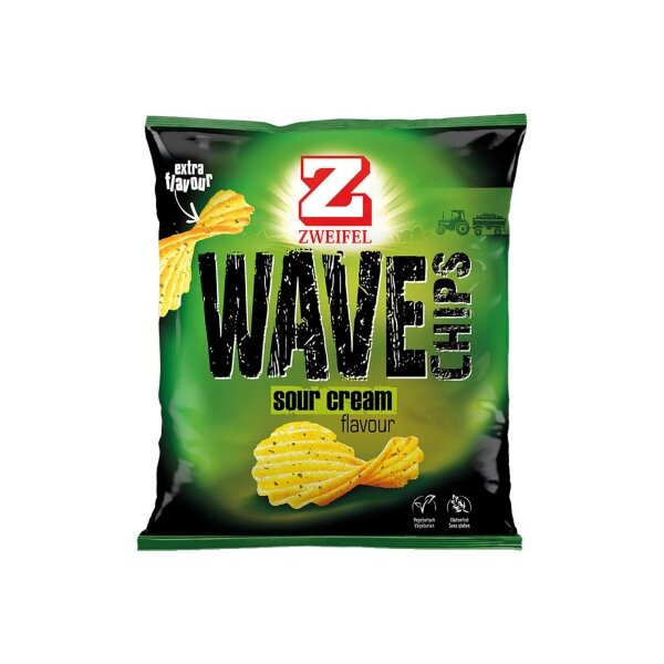 ZWEIFEL Wave Chips Sour Cream 2433 120g