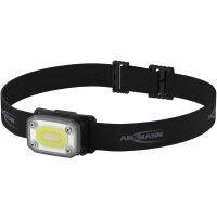 ANSMANN 2-in-1-LED-Kopflampe HD350R, 320 Lumen, schwarz