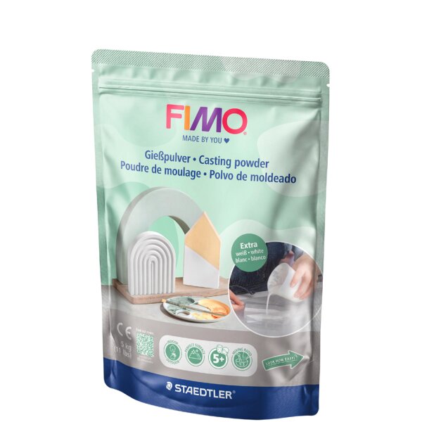 FIMO Giesspulver, weiss, 5 kg, wiederverschliessbarer Beutel