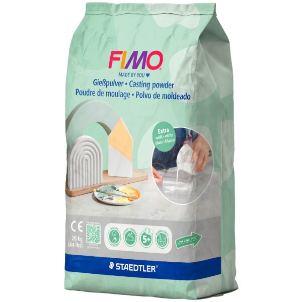 FIMO Giesspulver, weiss, 5 kg, wiederverschliessbarer Beutel