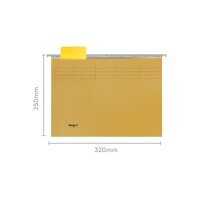 BIELLA Dossier susp.-Set A4 27145520U jaune 32x25cm 5 pcs.